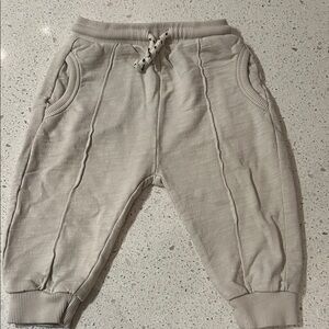 Zara Kids Light Beige Sweatpants